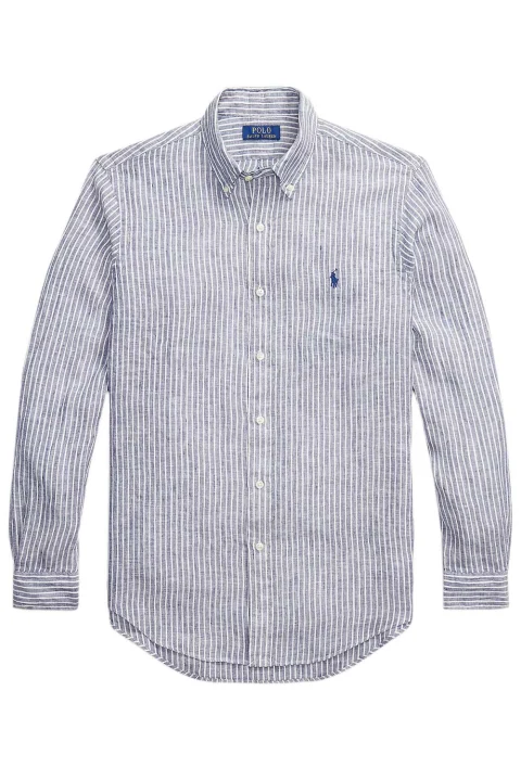Риза Yd Linen V1-Wvn 710B15594002 410 navy