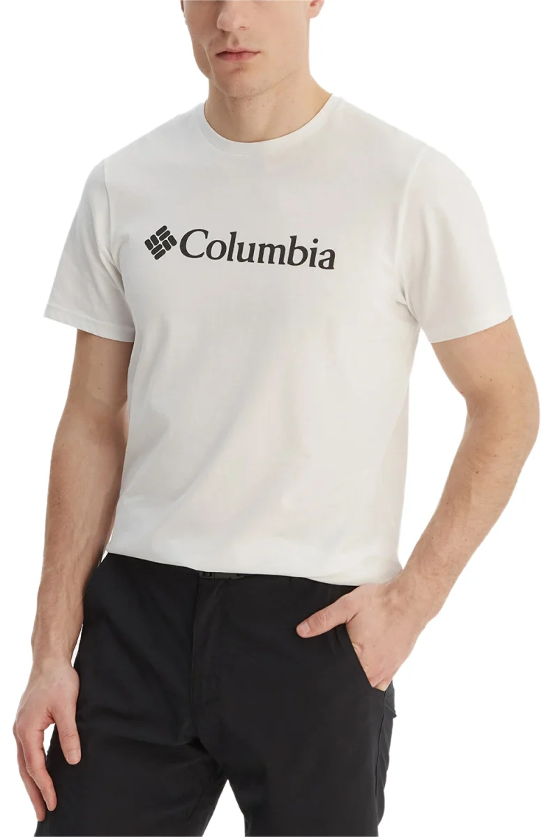 T-Shirt CSC Basic Logo 2155001 100 white, gem columbia
