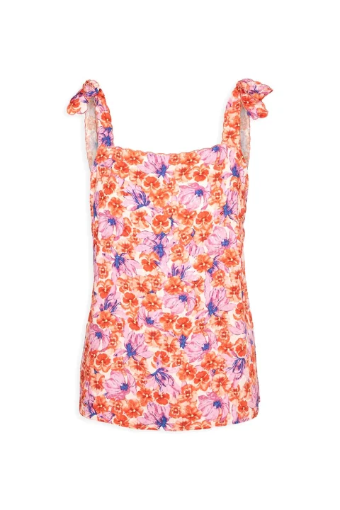 Top Vmtia S/L Top Wvn Lcs 10286923 13-1904 TCX chalk pink