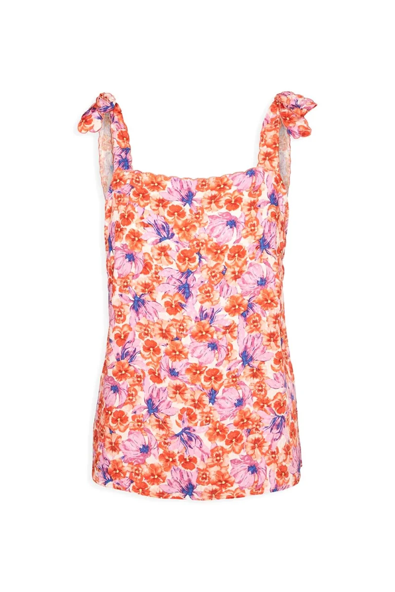 Top Vmtia S/L Top Wvn Lcs 10286923 13-1904 TCX chalk pink