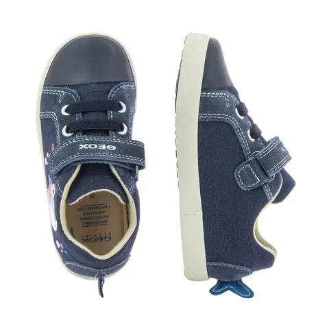 Сникърс Момчета GEOX – B25A7C C4064 B KILWI BOY NAVY — снимка 5
