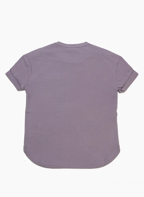 Тишърт с монили Brunello Cucinelli Kids 8-10 — снимка 2