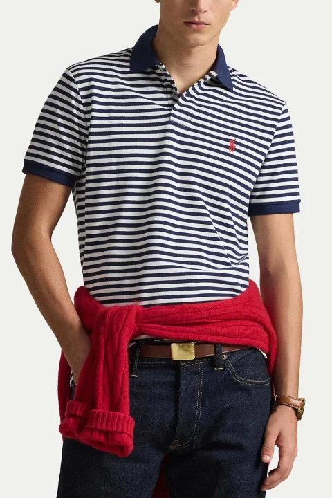 Polo Yd Mesh-Ssl-Psh 710956682500 410 navy — снимка 2