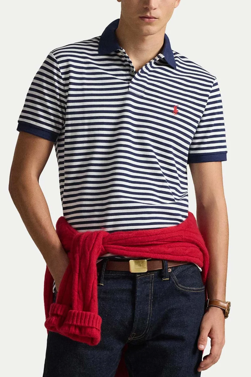 Polo Yd Mesh-Ssl-Psh 710956682500 410 navy — снимка 2