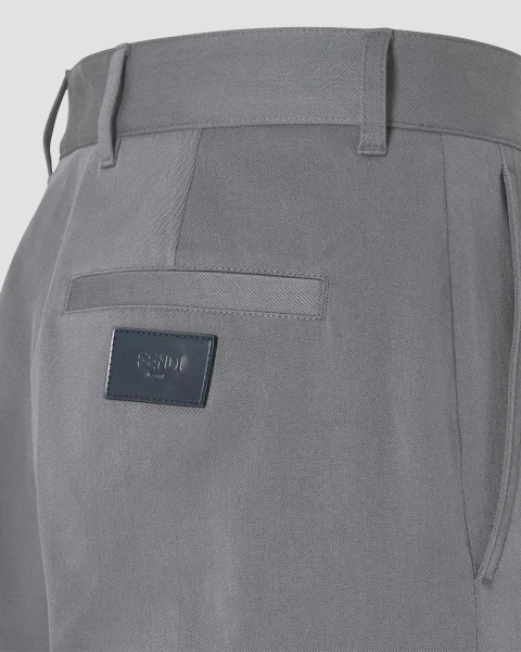 Grey Cotton Pants — снимка 3