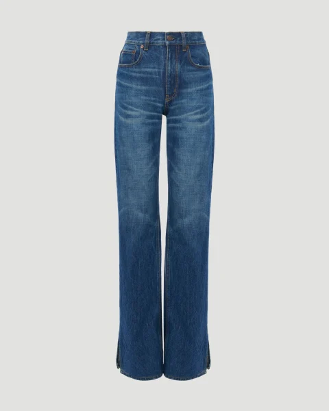 Straight-Leg Jeans in Denim