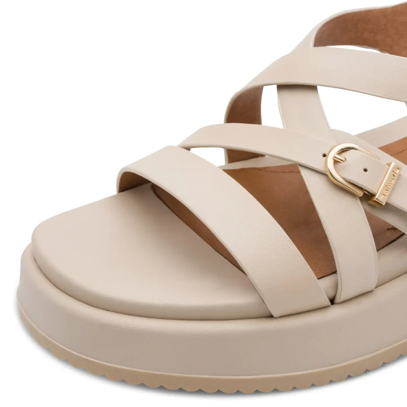 Дамски Равни Сандали TAMARIS – 1-28365-46-418 IVORY — снимка 4