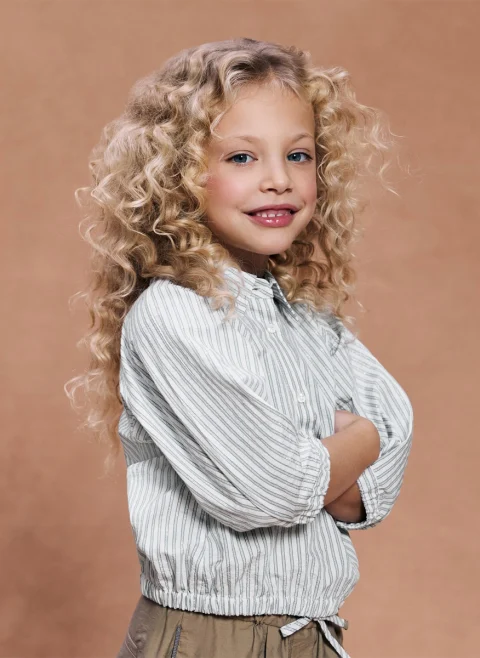 Раирана риза Brunello Cucinelli Kids 8-10 — снимка 4