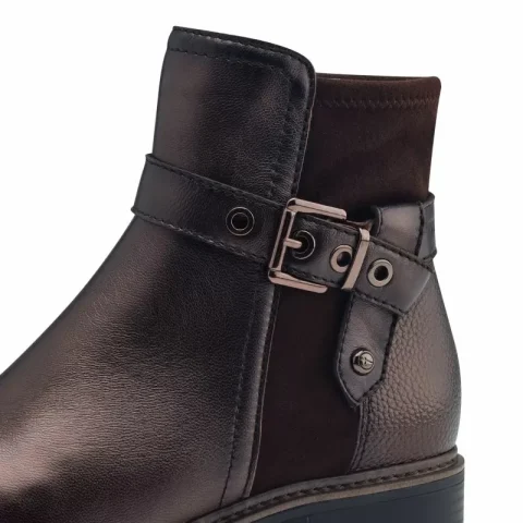 Дамски Равни Боти TAMARIS – 1-25425-43-351 MOCCA METALL. — снимка 4