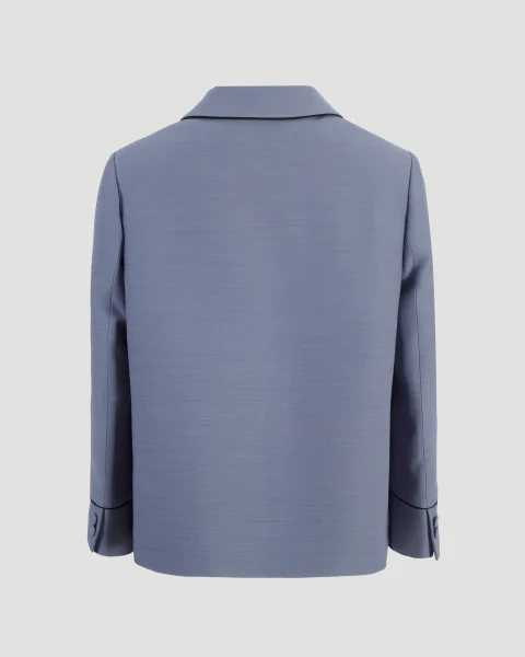 Piped Blouson Jacket — снимка 2