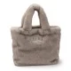 Дамска сива чанта Mini Vanity SAINT BARTH — снимка 4