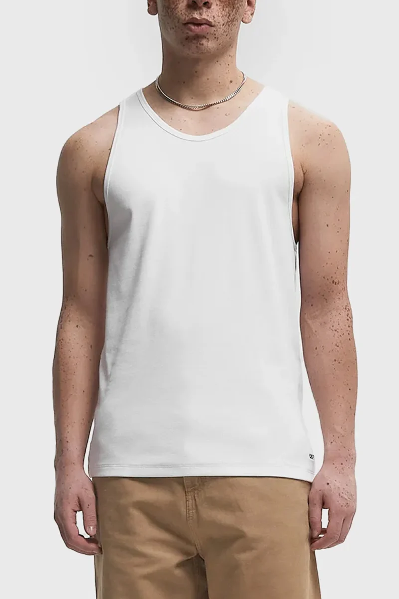 T-Shirt (Pack of 2) Standard Rib Tank 134050061 WHT white — снимка 2