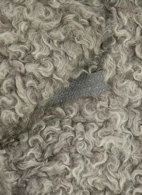 Палто с монили Brunello Cucinelli Kids — снимка 3