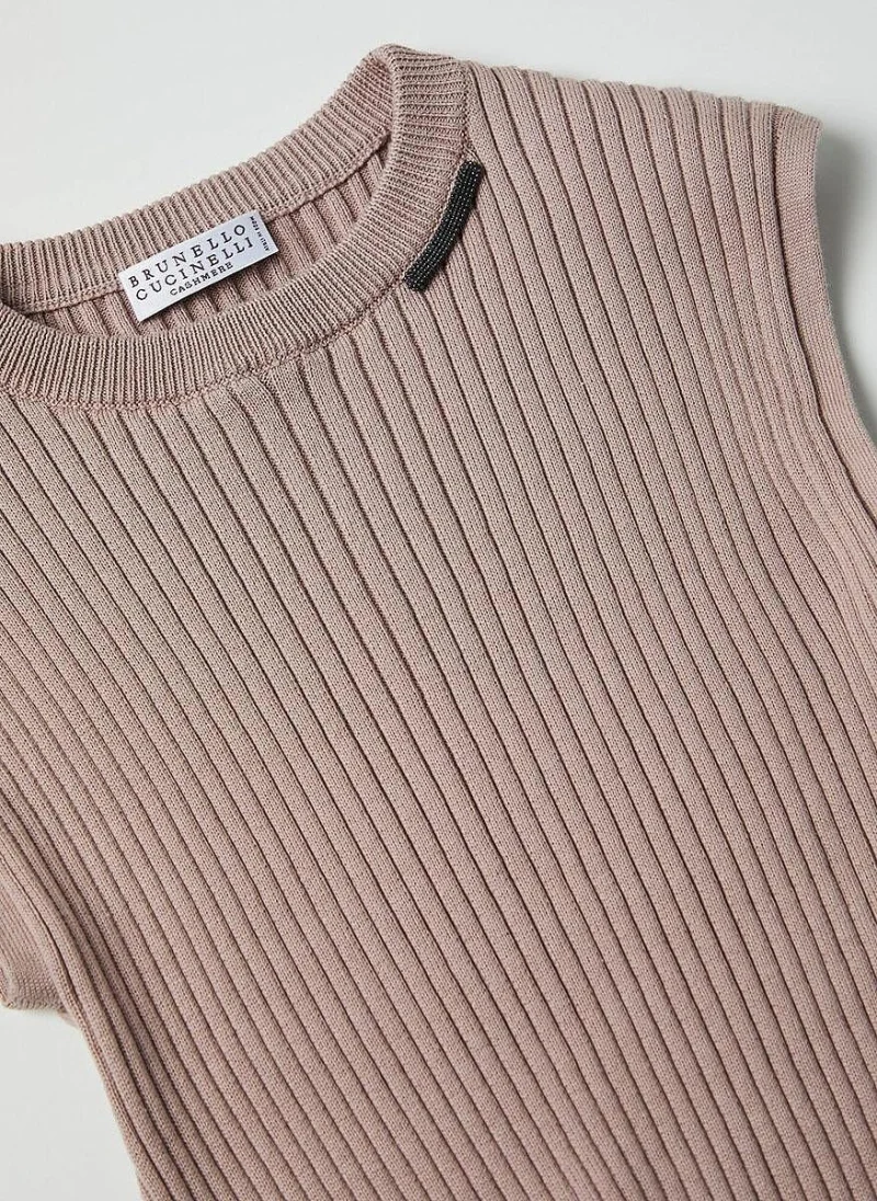 Пуловер с монили Brunello Cucinelli Kids