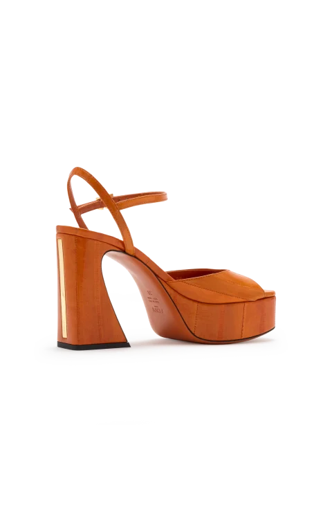 Arco Hagfish High-Heeled Sandals in Orange — снимка 3