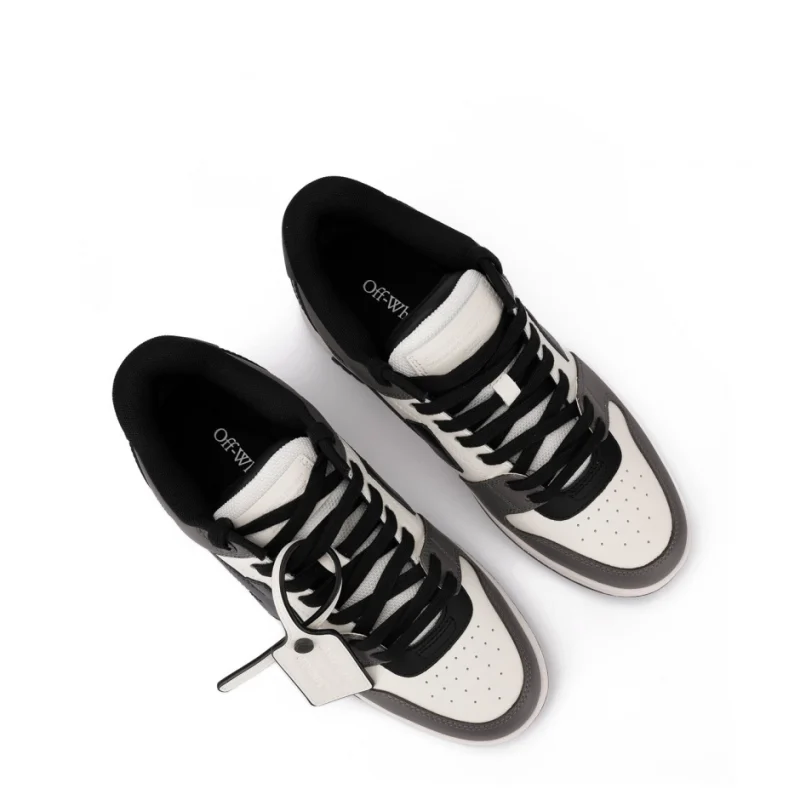 Мъжки сиви сникърси Out Of Office OFF-WHITE — снимка 9