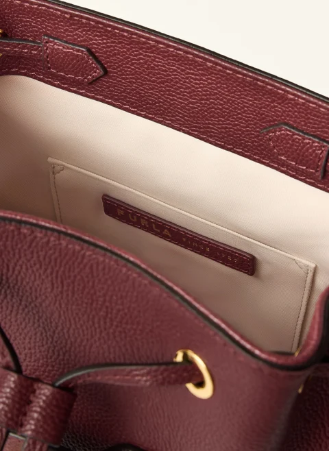 Кожена раница Furla Moonlight Red Apple — снимка 3