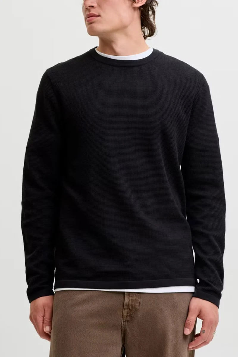 Плетено Jjaustin 12298301 C-N10 black — снимка 2
