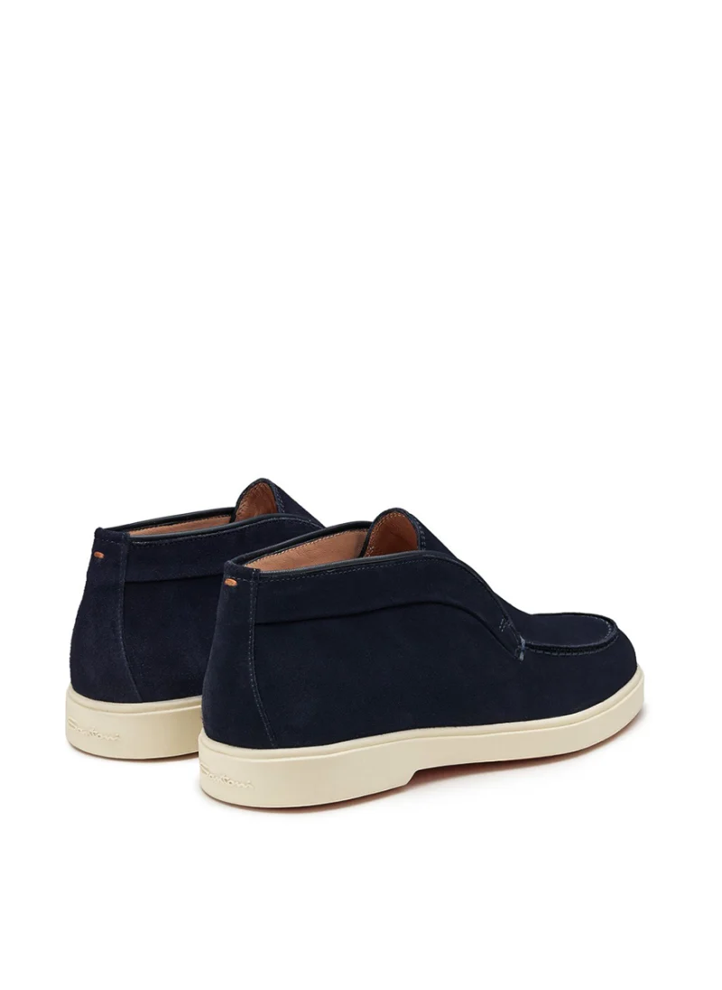 Велурени боти 'Slip-on style' Santoni — снимка 3