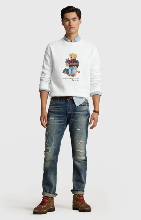 Суитшърт с Polo Bear принт — снимка 2