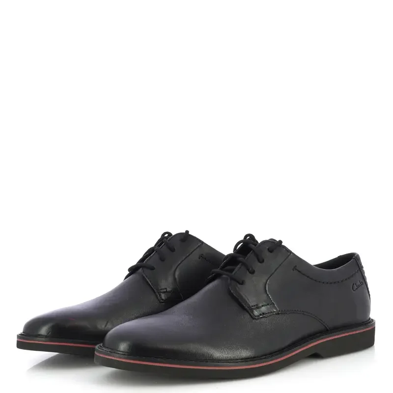 Мъжки Офис Обувки CLARKS – 26173608 ATTICUS LTLACE BLACK — снимка 3