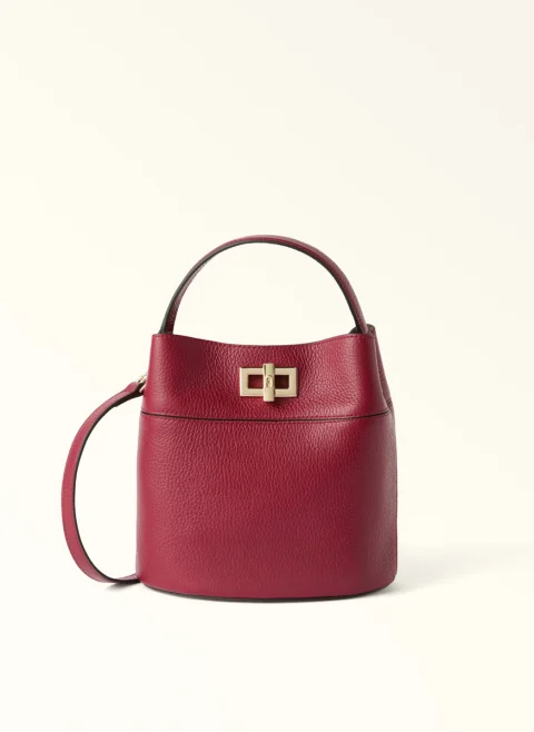 Мини чанта 'Bucket' Furla Amelia Ciliegia