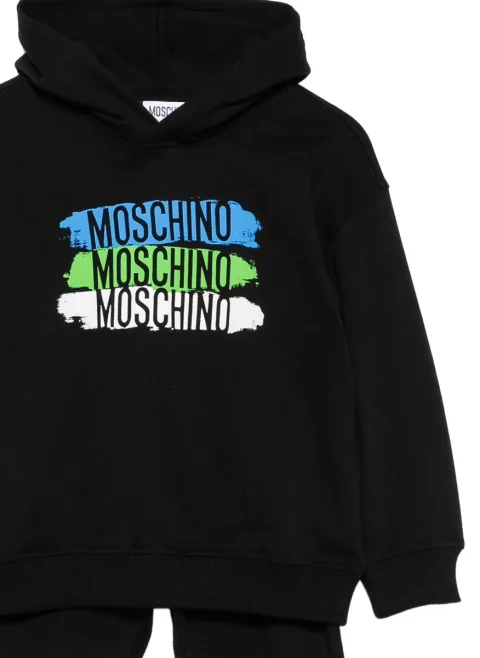Спортен комплект с принт Moschino Kids — снимка 2