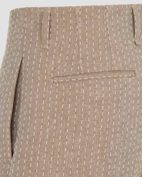 Jacquard Shorts in Beige — снимка 3