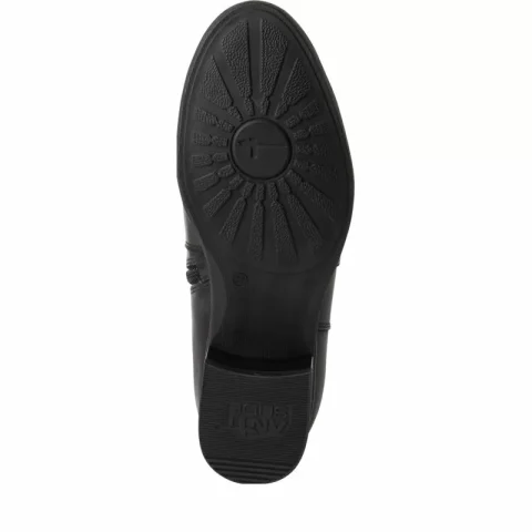 Дамски Равни Боти TAMARIS – 1-25031-43-003 BLACK LEATHER — снимка 6