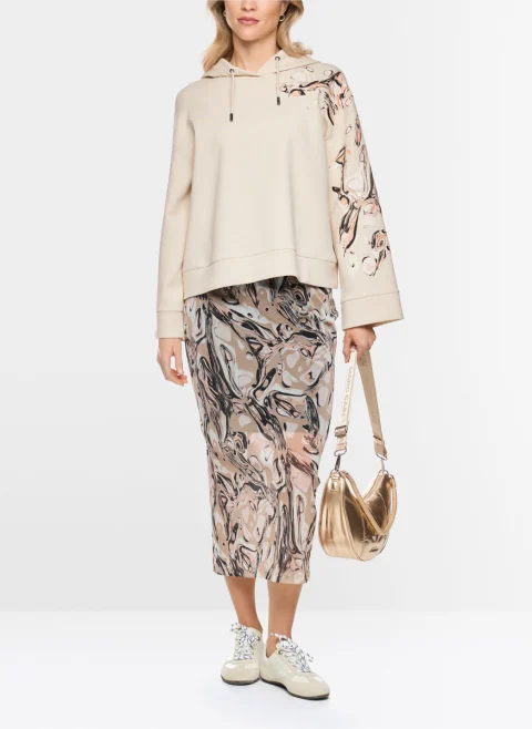 Суитшърт с принт 'Oversized fit' Marc Cain Sports — снимка 6