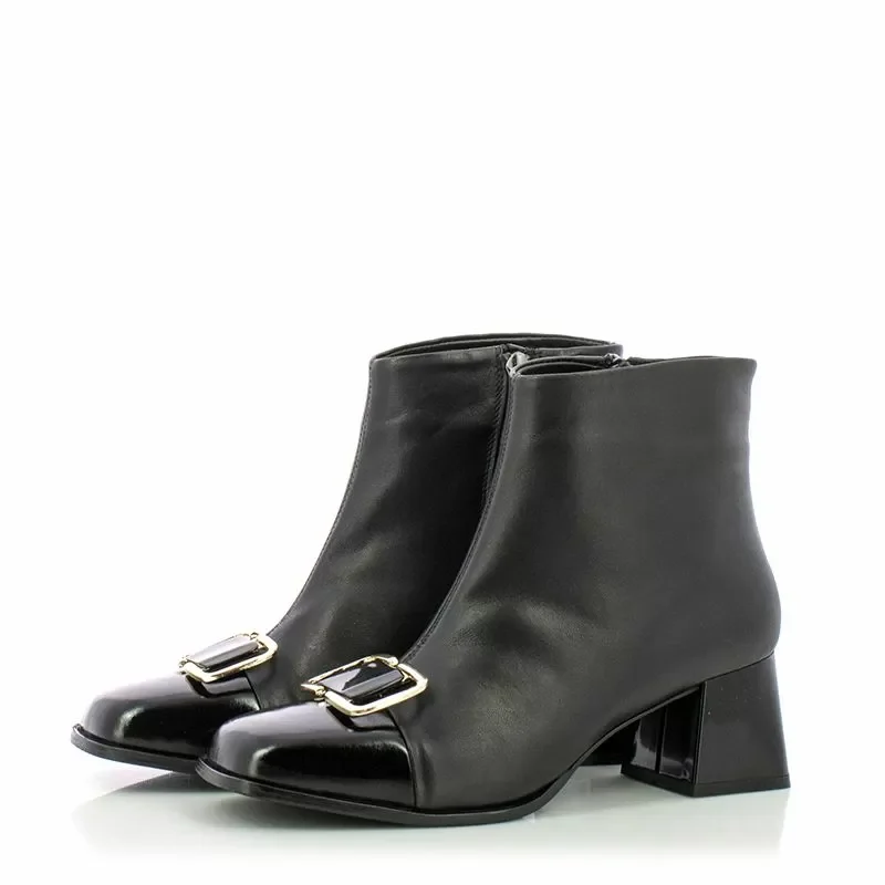 Дамски Боти На Ток CARLO FABIANI – 26104557 BLACK — снимка 3