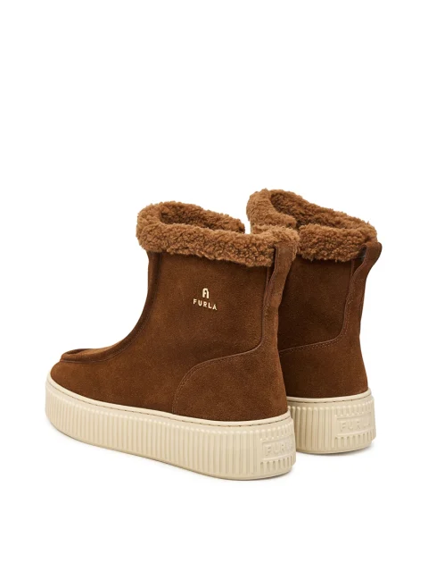 Велурени боти Furla Sky Wallabee — снимка 3
