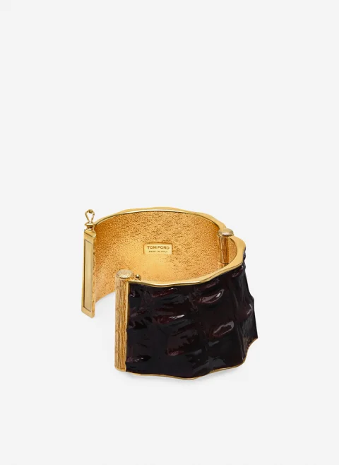 Гривна 'Crocodile effect' Tom Ford — снимка 2