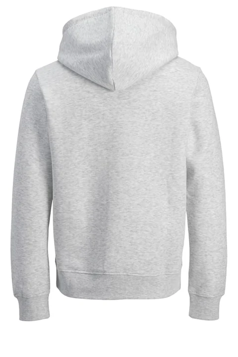 Суичър Jjmunk Hood 12298432 BS000107 white melange — снимка 2