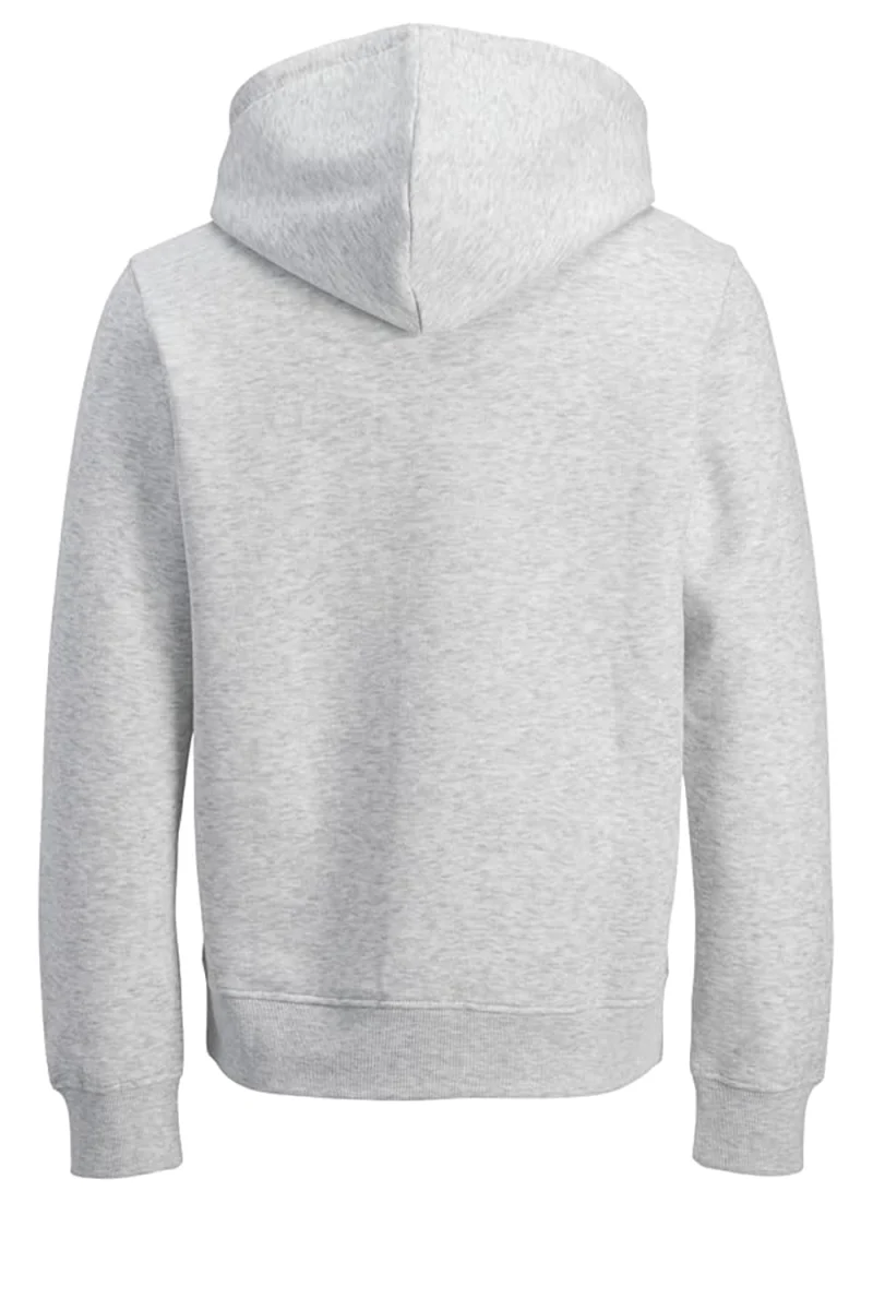 Суичър Jjmunk Hood 12298432 BS000107 white melange — снимка 2