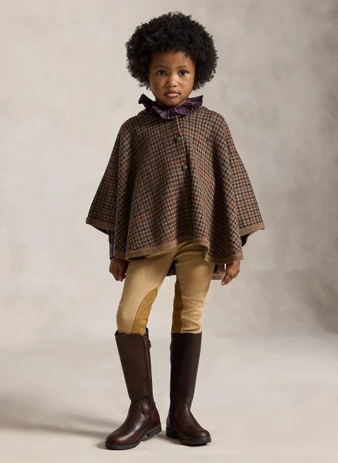 Клин с детайли от велур Ralph Lauren Kids 2-7 — снимка 3
