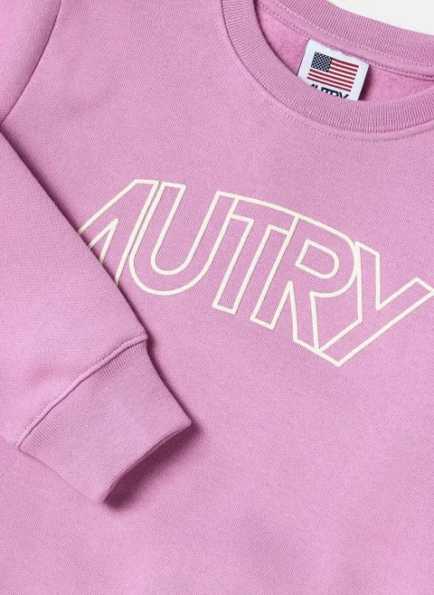 Суитшърт с лого принт Autry Kids — снимка 4