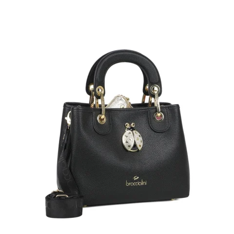 Дамска черна чанта Beth Jewels Braccialini — снимка 6