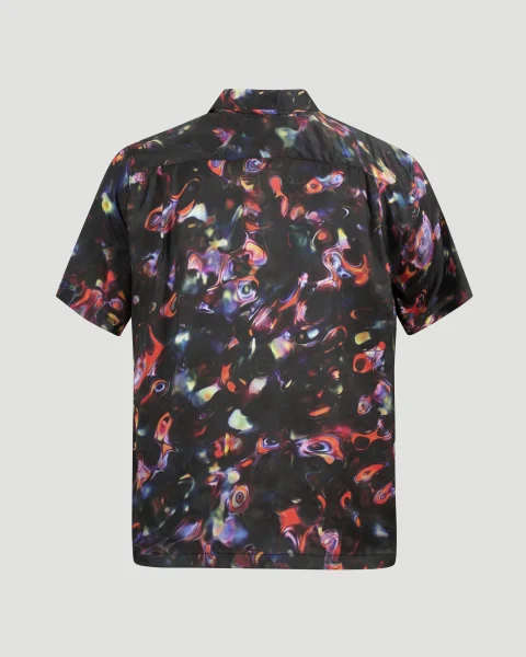 Printed Short-Sleeve Shirt in Multicolor — снимка 2