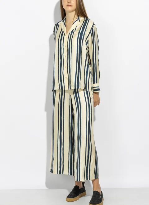 Риза с раиран десен Weekend Max Mara Wkdcorona — снимка 2