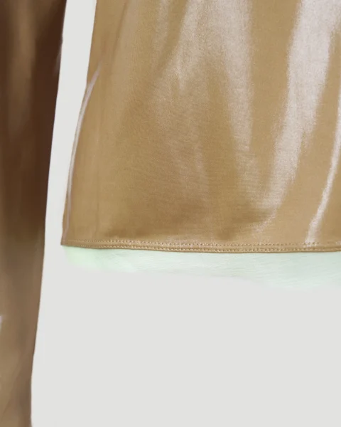Shiny Jersey Top — снимка 3