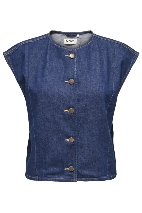 Риза Onlsadie SlWaistcoat Gen 15363629 BS000065 medium blue denim