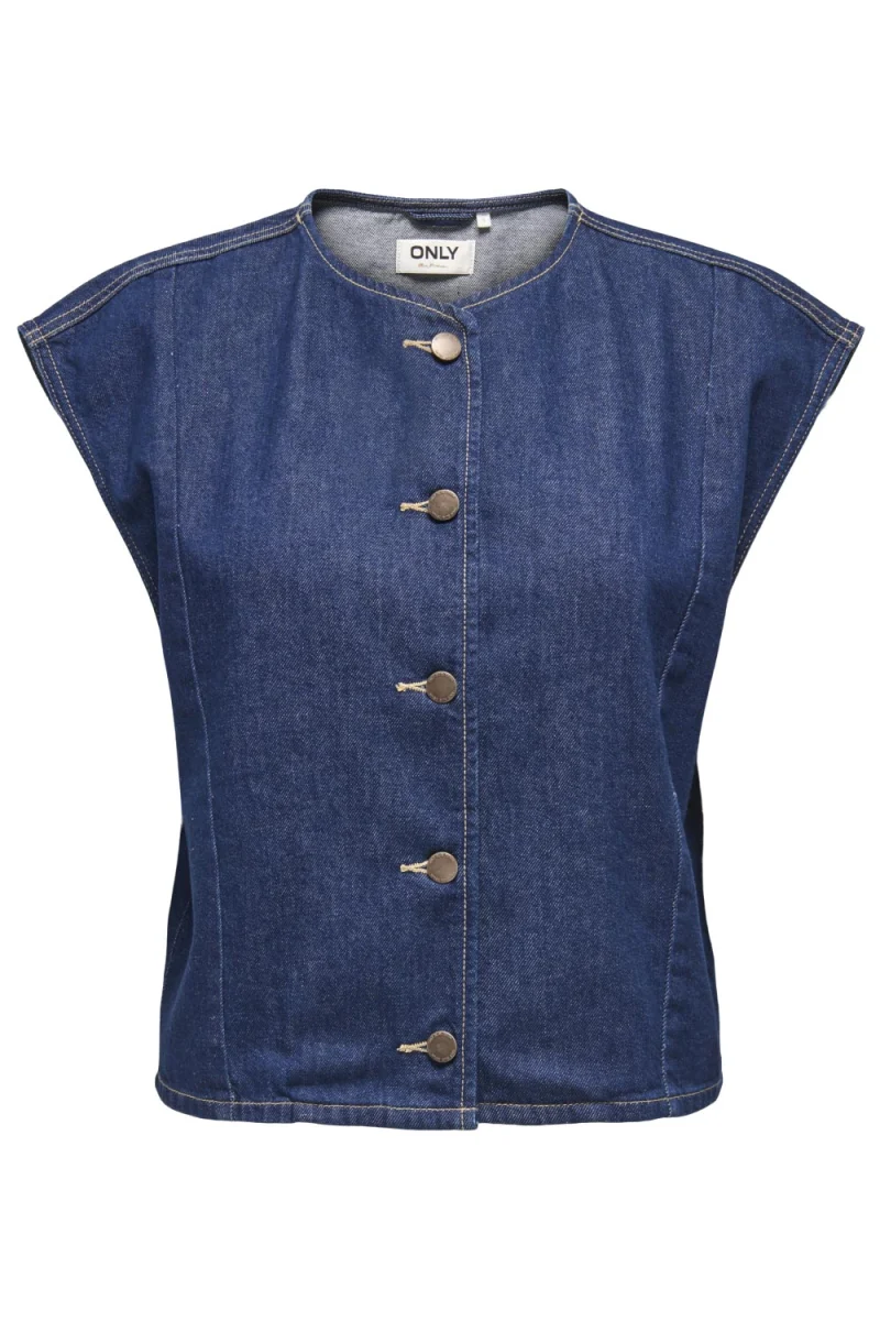 Риза Onlsadie SlWaistcoat Gen 15363629 BS000065 medium blue denim