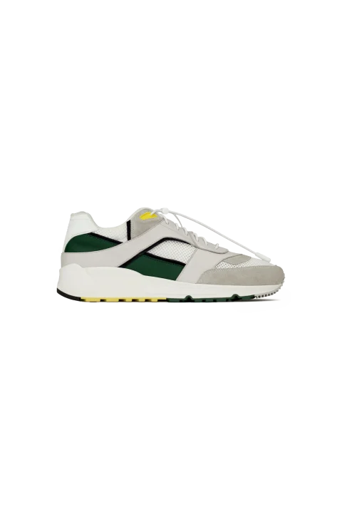 Bump Sneakers in Smooth Leather and Suede