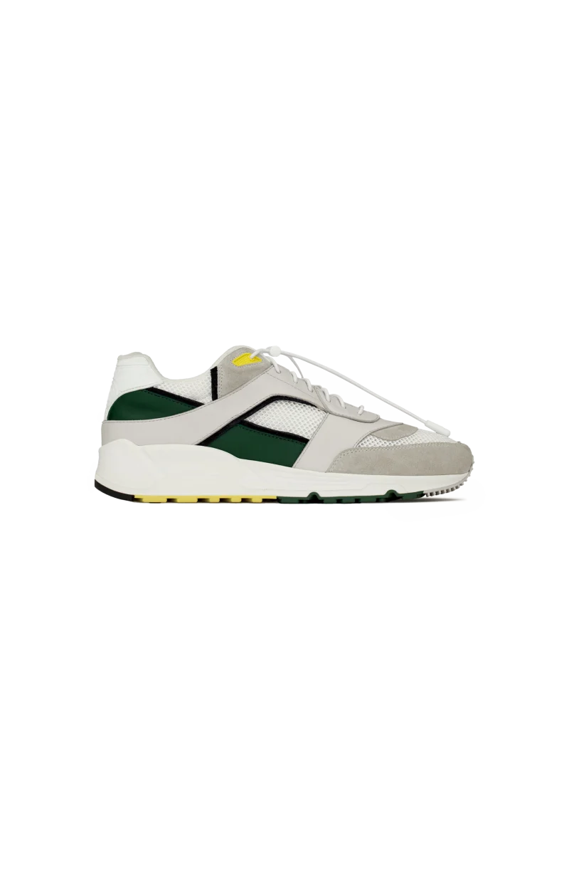 Bump Sneakers in Smooth Leather and Suede