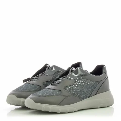 Дамски Сникърс GEOX – D46LPB D ALLENIEE DARK GREY — снимка 3