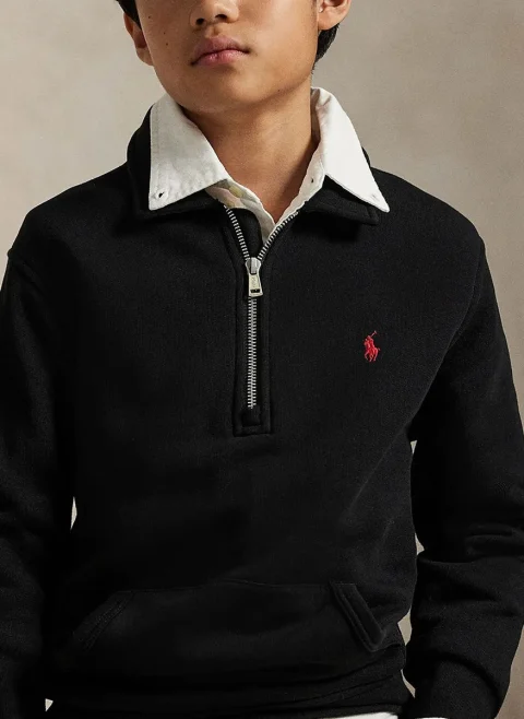 Суитшърт с бродерия Ralph Lauren Kids 6-14 — снимка 2