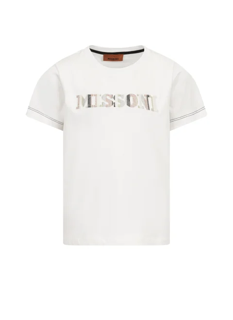 Тишърт с лого Missoni Kids