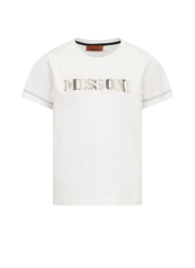 Тишърт с лого Missoni Kids