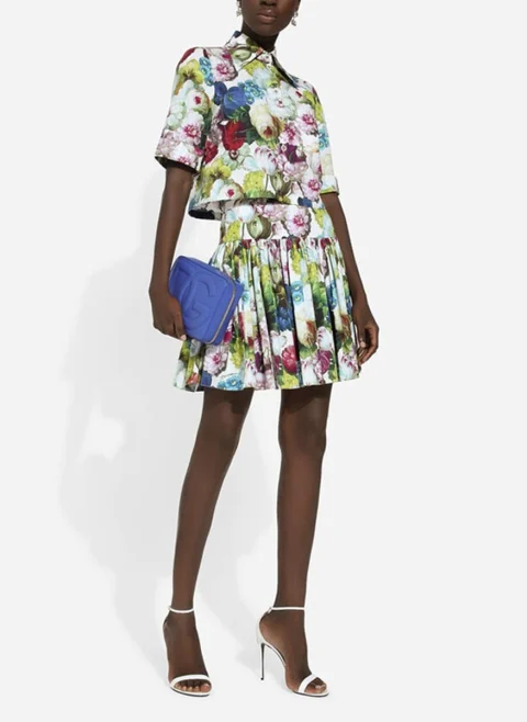 Пола с флорален принт Dolce&Gabbana — снимка 2